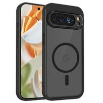 For Google Pixel 10 Pro XL Magsafe Wireless Charge Lens Protector Matte Case Cover Google Pixel 10A Fundas Google Pixel 9A Pixel 10 juoda