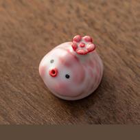 Funny Cartoon Bubble Fish Bubbling Tea Pet Spit Bubbles Reusable Ceramic Tea Cup Gift Pink Tea Figurine for Tea Lovers