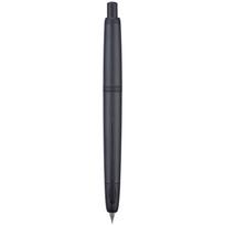 Jinhao 20 Press fountain pen matte black retractable ultra-fine nib ink converter set (black clip)
