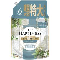 Lenor Happiness Hotel Dream Soft Touch Fabric White Tea Refill 1900mL 5-Star Softener, Scent, [Large Capacity]