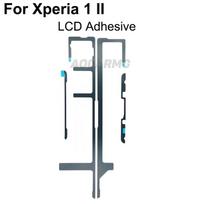 For SONY Xperia 1 II X1ii MARK2 Front LCD Display Screen Adhesive Back Cover Battery Rear Housing Top Mesh Full Set Sticker Front Adhesive