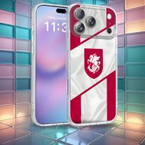 Georgia Flag Phone Case For iPhone 16,14,11,17,13,15,12,Air,Plus,Pro,Max,E,Mini Frosted for MagSafe Magnetic iPhone12mini