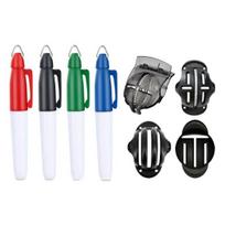 1 rinkinio golfo kamuoliukų žymeklis su linijos žymekliu Aukšto tikslumo golfo kamuoliukų žymeklio trafareto išlygiavimo įrankių rinkinys Golfo priedai 8pcs gray