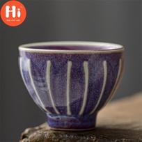 Japoniška Keraminė Ledo Skilimo Glazūros Arbatos Puodelis Arbatos Servizas Biuro Vandens Puodelis Spalvingas Keramikos Arbatos Puodelis Gėrimų Indai gray