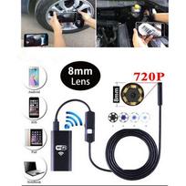 8 šviesos diodų WIFI Endoskopo vandeniui atspari borescope tikrinimo kamera, skirta iPhone 5m