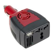 150W Car Power Inverter Socket Car Charger USB 12V DC To 220V AC Converter Adapter Car Converters juoda/raudona