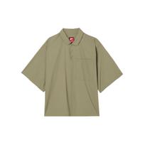 Nike Tech Sun Protection Water-Resistant Woven UV-Resistant Solid Short Sleeve Polo Shirt Men Polo Shirts Olive-Green FZ0705-276 XXL