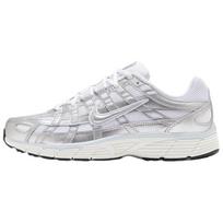 Nike P 6000 Baltos Mėlynos Spalvos Su Burės Atspalviu Metalinio Sidabro Moteriški Sportbačiai BV1021-106 36.5