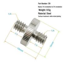 Multi-Size Conversion Screw Adapter for Camera & Projector Brackets