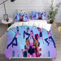 KPop Bedding Sets Demon Hunters  Cover Duvet Cover Pillow Case 2-3 Pieces Sets Kids Adult Size  Comforter Quilt Bed 100x135cm-2pcs