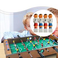 4x Futbolo stalas Žaidėjai Mini Futbolo Figūrėlės Nešiojamas Patvarus Lengvas Reikmenys