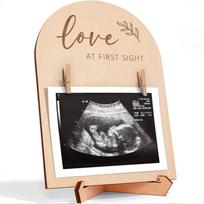 Kūdikio ultragarsinio tyrimo nuotraukos rėmelis Sonogramos nuotraukos rėmelis Nėštumo dovana Kūdikio pranešimo atminimo dovana Pora Naujoms mamoms Tėčiui