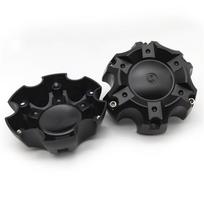 LG0805-10 WX04-135/139.7-6H S712-1 5.5  6 Lug Wheel Rim Center Hub Cover Cap Trim Fit for BALLISTIC Matte Black Plastic 2Pcs
