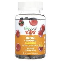 Children's Iron & Vitamin C Gummy, Grape Flavor, 10mg, 60 Count 1 ea - 60 ea