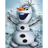 Disney Diamond Painting Olaf Illustration DIY Kit Frozen  Adult Arts and Crafts Home Decor and Gifts Round 20x30cm