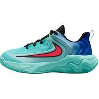 Nike Giannis Immortality 4 GS Light Aqua Black Racer Blue Bright Crimson Kids Sneakers IH7664-401 38.5 blue