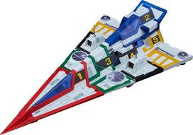 MODEROID Science Ninja Team Gatchaman F Gatcha Spartan Assembly Plastic Model Kit Non-Scale