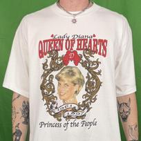 Princess Diana White Short Sleeve Cotton T-shirt Unisex S5XL VM8281 M
