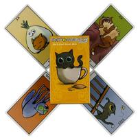 Katės Mancy Kitenės Tarot Kortos Angliška Versija Būrimas Šeimos vakarėliui Tobulas stalo žaidimas kačių mylėtojams