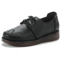 Rudens Retro Karvės Odos Platforminiai Batai Moterims su Minkštu Padu Size 40
