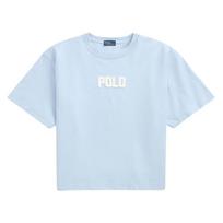 Polo Ralph Lauren Letter Round Neck Loose Short Sleeve T-Shirt Women Tops Blue WMPOKNINCU21128-400 M white