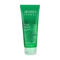 Jovees Herbal Tea Tree Oil Control Face Wash For Oily Sensitive Skin Gentle Cleanser Clears Breakouts Removes Dead Skin Paraben Free 120ml