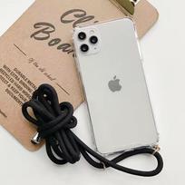 Reguliuojamas Crossbody Dirželis Virvutė Dėklas Nothing Phone 3A 3A Pro 2 1 2a Telefonui Peties Dirželis Oro Pagalvė Krištolinis Skaidrus Minkštas Dangtelis Nothing CMF Phone 1&Case & Strap