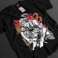 Record Of Ragnarok Shirt Jack The Ripper Tshirt Buda T-Shirt Adam Top Anime Tee M