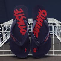 Men's Summer Lightning Thong Sandals Edgy Non-Slip Soft Sole Beach/Street Trendy Student Durable Outdoor Casual Flip-Flops Shoes 38-39