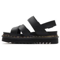 Dr. Martens Zebrilus Voss II One Strap Open Toe Flat Leather Sports Sandals Women Sandals Black 26799001 36
