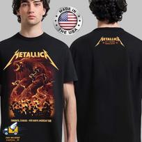 Metallica Inspired  M72 Tour Canada April 2025 Rock Fan Graphic Tee S-4XL Unisex T-Shirt XXXXL
