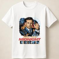 Michael Scott Threat Level Midnight Graphic Tee Retro Style Unisex T Shirt Unisex T-Shirt S