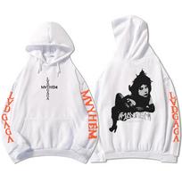 Hooded Pullovers Lady Gaga Mayhem Album Graphic Hoodies Hip Hop Unisex Streetwear Long Sleeve Loose Oversized Y2k Male Sweatshirts Print Hoody 4XL