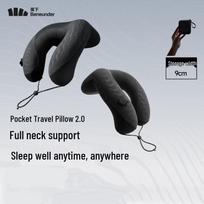 Beneunder Portable Inflatable U-shaped Neck Pillow