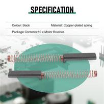 A20F-10Pcs Carbon Motor Brushes Replacement Parts Motor Brush For Kitchenaid Mixers W10380496 W10260958 4162648