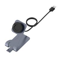 for Smart Watch Charger Stable Dock Cable Stand Bracket for  Forerunner 158 Venu SQ Charging Holder Power Adapter Base 1 pilka spalva