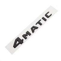mcnky6 3D ABS Automobilio raidės Galinės bagažinės 4Matic Logotipo Emblemos Lipdukai Ženklelis Mercedes ML 320 CDI C300 GLK 220 E350 R350 GLA GLC 300 250 year 2017-2023 matinė juoda spalva