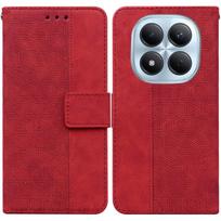Wholesale Phonecase for Redmi Note 15 Pro 4G Global 163.2mm Geometric Embossed Leather Phone Case For Xiaomi 15T 5G&only case&Opp Bag
