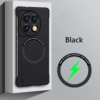 Berėmė magnetinė plona dėklas su Magsafe, skirtas OnePlus 9 10 Pro 11 10T 11R ACE Pro 2V 5G, belaidžio įkrovimo, kietas galinis dangtelis For OnePlus 11