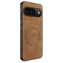 For Google Pixel 9 Vintage Business Phone Case Cover Sheepskin Leather Magnetic Case Pixel 10 Pro Wireless Case Pixel 9A 9 Pro Google Pixel 10 ruda