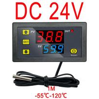 W3230 DC 12V 24V AC110-220V Probe Line Digital Temperature Control LED Thermostat Regulator Heat/Cooling Control Thermoregulator