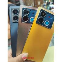 For infinix Note 40 5G Back Battery Cover Door Rear Glass Housing Replacement Battery Cover + middle frame Gold No Lens