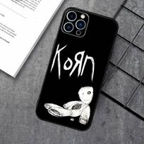 K-Korn Rock Band Requiem Phone Case For iPhone 16e,16,15,14,13,12,11,XS,XR,X,8,7,Pro,Max,Plus,mini Silicone Black Cover iPhone11PRO