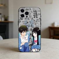S-Sawako Phone Case For iPhone 17,16,15,14,13,12,11 Plus,Pro Max,SE4Soft Silicone Black Cover iPhone16se4