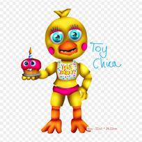 „Fnaf World Chica“ žaislinis keksiukas Penkios naktys Freddy's 2 Penkios naktys Lyginami rūbai Marškinėlių maišelis Šilumos perdavimo lipdukai Lyginamieji pleistrai