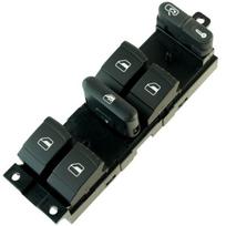 Commande lève vitre pour Leon, Toledo 2, Fabia 1, Octavia, Bora, Golf 4, Passat B5 (1996-2011) avant gauche (côté conducteur)