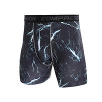 Struggle Clothing Modern Camouflage Quick-Dry Compression Shorts for Training and Running Large black
