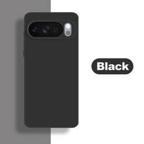 Google Pixel 10 Pro XL dėklas Google Pixel 10 Pro XL dangtelis Minkštas skysto silikono buferis Apsauginis telefono dėklas ant Pixel 10 Funda Google Pixel 10 Pro XL juoda