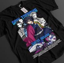 Demon Slayer Shirt Tomioka Giyu T-Shirt Tanjiro KNY Anime Akaza Doma Muzan Tee S