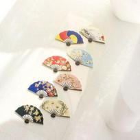 Korėjietiško tradicinio vėduoklio ir bojagi dovanų lipdukai – 5 lapai Korean Traditional Fan-5sheets